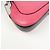 Borsa a tracolla mini con catena in pelle PRADA Sidonie Rosa Nero - vista 10