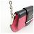 Borsa a tracolla mini con catena in pelle PRADA Sidonie Rosa Nero - vista 13