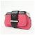 Borsa a tracolla mini con catena in pelle PRADA Sidonie Rosa Nero - vista 3