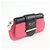 Borsa a tracolla mini con catena in pelle PRADA Sidonie Rosa Nero - vista 4