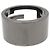 Anello GUCCI G-Outcut SV925 Nero Argento 224031 US8.5 EU58 HK18 - vista 2