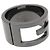 Anello GUCCI G-Outcut SV925 Nero Argento 224031 US8.5 EU58 HK18 - vista 6