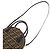 Borsa a mano e a tracolla 2Way FENDI in tela Zucca e pelle Marrone Nero - vista 4