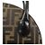 Borsa a mano e a tracolla 2Way FENDI in tela Zucca e pelle Marrone Nero - vista 5