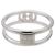 Anello GUCCI Interlocking G Open Band SV925 Argento #12 298036 - vista 2