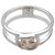 Anello GUCCI Interlocking G Open Band SV925 Argento #12 298036 - vista 4