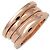 Bulgari Anello BVLGARI B-Zero1 3Band K18 750PG Oro Rosa #49 US4.5 EU49 HK10