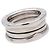 Bulgari Anello BVLGARI B-Zero1 3Band K18 750WG Oro Bianco #46 US3.5 EU45 HK7 - vista 6