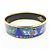 Hermès HERMES Email GM Bracciale Rigido Placcato Oro Blu Multicolor - vista 3