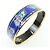 Hermès HERMES Email GM Bracciale Rigido Placcato Oro Blu Multicolor - vista 6