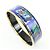 Hermès HERMES Email GM Bracciale Rigido Placcato Oro Blu Multicolor - vista 7