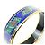 Hermès HERMES Email GM Bracciale Rigido Placcato Oro Blu Multicolor - vista 8