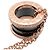 Bulgari Collana BVLGARI B-zero1 Diamanti K18 750PG Ceramica Oro Rosa Nero - vista 5