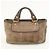 Céline CELINE Boogie Bag Borsa a mano in pelle scamosciata Beige Brown - vista 2