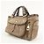 Céline CELINE Boogie Bag Borsa a mano in pelle scamosciata Beige Brown - vista 3