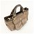 Céline CELINE Boogie Bag Borsa a mano in pelle scamosciata Beige Brown - vista 4