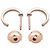 Orecchini Cartier Mini LOVE K18 750PG Oro Rosa - vista 4