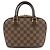 Louis Vuitton Saleya Mini Damier Ebene Canvas Leather Hand Bag