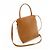 Chloé Chloe Micro Tote Bag Pelle Borsa 2Way Borsa a Spalla Borsa a Mano Camel - vista 4