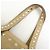 Céline Borsa a mano in pelle CELINE Bowling Bag Beige Studs - vista 6