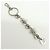 Autre Marque ANTEPRIMA Set di 4 pochette e charm per borsa in PVC Wire Silver Gold - vista 18