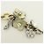 Autre Marque ANTEPRIMA Set di 4 pochette e charm per borsa in PVC Wire Silver Gold - vista 22