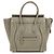 Céline CELINE Luggage Micro Shopper Leder Handtasche Tote Bag Gray