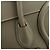 Céline CELINE Luggage Micro Shopper Leder Handtasche Tote Bag Gray - Ansicht 7