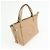 Borsa a mano 2Way in pelle GUCCI SOHO Interlocking G Beige 369176 - vista 4