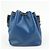 Borsa a tracolla Louis Vuitton Epi Petit Noe Bicolor Blue Noir Ｍ44152 - vista 2