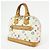 Borsa a mano Louis Vuitton Monogram Multicolor Alma PM Blanc M92647 - vista 3