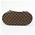 Borsa a mano Louis Vuitton Damier Canvas Leather Manosque GM N51120 - vista 5
