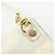 Céline Borsa a spalla e crossbody CELINE Triomphe in pelle e pelliccia di coniglio, Ivory - vista 10