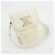 Céline Borsa a spalla e crossbody CELINE Triomphe in pelle e pelliccia di coniglio, Ivory - vista 4
