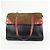 FENDI Borsa 2Way Flip in pelle e camoscio Borsa a mano e a tracolla Nera 8BT302 - vista 2