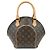Borsa a mano Louis Vuitton Monogram Ellipse PM Brown M51127