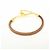 Hermès Bracciale HERMES Jumbo Choker in pelle Brown Gold - vista 2