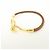 Hermès Bracciale HERMES Jumbo Choker in pelle Brown Gold - vista 3
