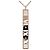 Collana Tiffany & Co Atlas Bar 3P Diamond K18 750PG Rose Gold
