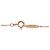 Collana Tiffany & Co Atlas Bar 3P Diamond K18 750PG Rose Gold - vista 5