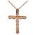 Collana Tiffany & Co Small Cross 11P Diamanti K18 750PG Oro Rosa - vista 2