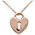 Collana Tiffany & Co Heart Lock K18 750PG Rose Gold - vista 2