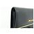Cartera compacta bi-fold de piel Saffiano PRADA Negra Oro 1MH840 - vista 10