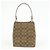 COACH Bolso de hombro 2Way y bolso de mano de cuero PVC Signature Beige Brown - vista 2