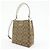 COACH Bolso de hombro 2Way y bolso de mano de cuero PVC Signature Beige Brown - vista 3