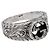 GUCCI Interlocking G Arabesque Ring SV925 Silver #9 US5 EU49 HK10.5 - Ansicht 6