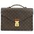 Louis Vuitton Monogram Porte Documents Bandouliere Brown M53338