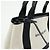 BALENCIAGA Borsa Cabas Small in tela e pelle Navy Ivory 339933 - vista 14