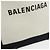BALENCIAGA Borsa Cabas Small in tela e pelle Navy Ivory 339933 - vista 16