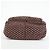 Borsa a tracolla in nylon e pelle con logo triangolare PRADA Marrone Rosa - vista 5